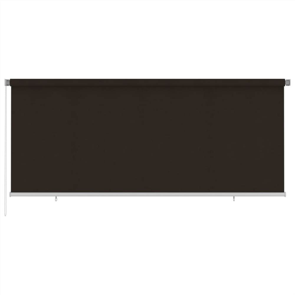 

Outdoor Roller Blind 350x140 cm Brown HDPE