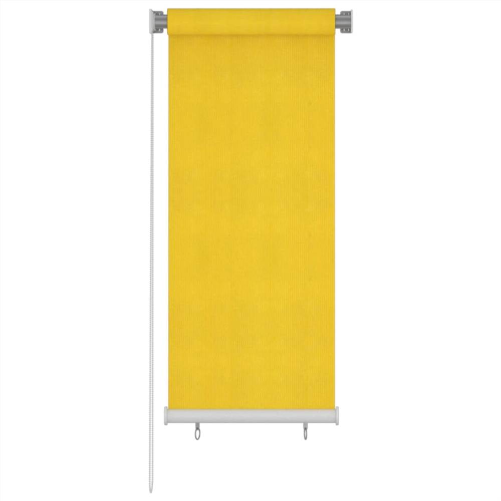 

Outdoor Roller Blind 60x140 cm Yellow HDPE