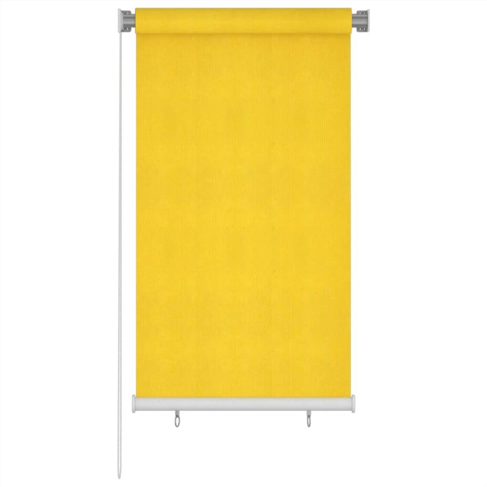 

Outdoor Roller Blind 80x140 cm Yellow HDPE