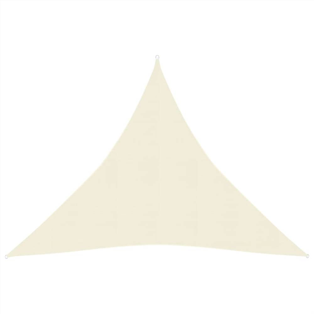 

Sunshade Sail 160 g/m² Cream 4.5x4.5x4.5 m HDPE