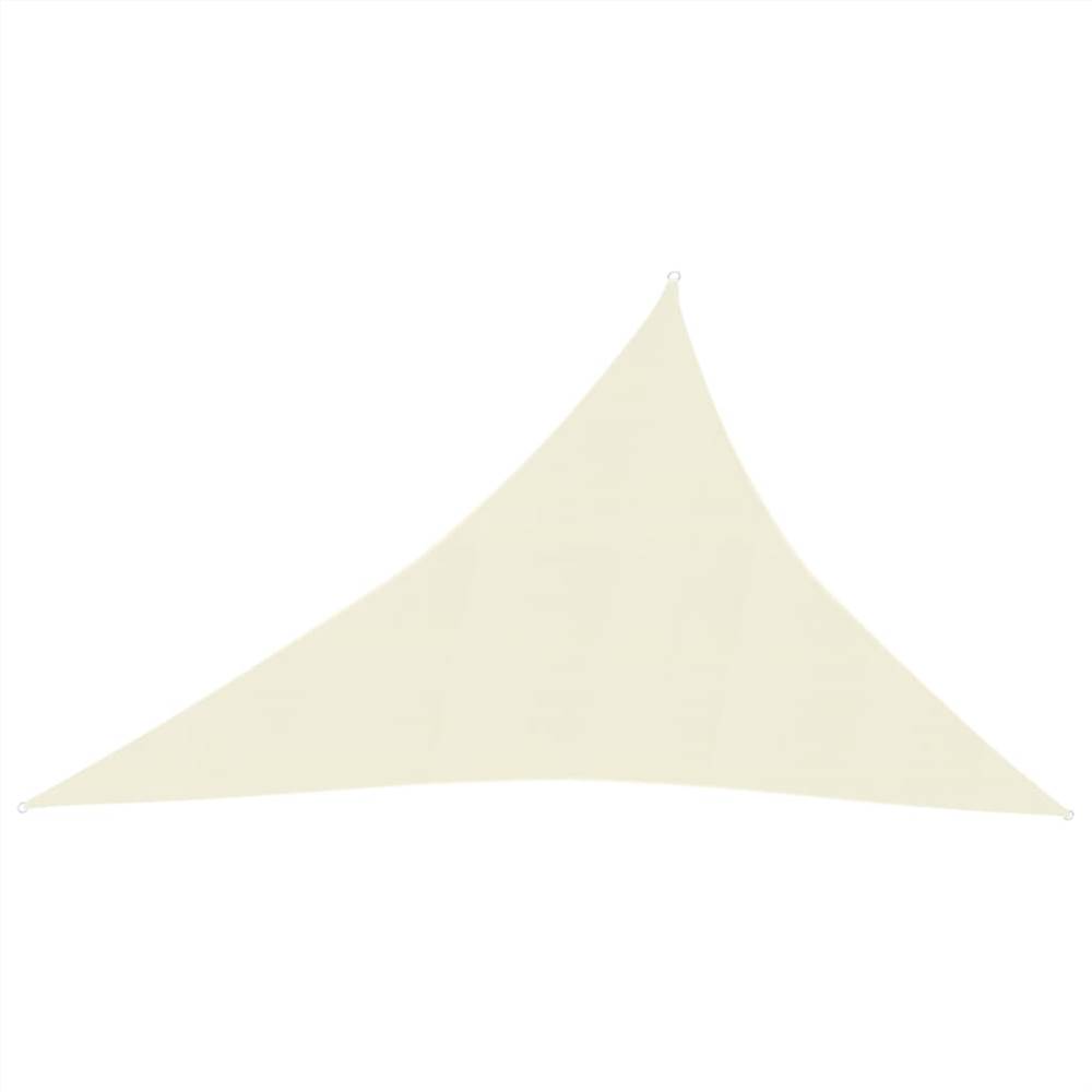 

Sunshade Sail 160 g/m² Cream 4x5x6.8 m HDPE
