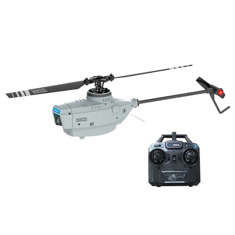 C127 RC Helikopter 2.4G 4CH 6-Eksen Gyro 720P Kamera Optik Akış Lokalizasyonu Uzaktan Kumandalı Flybarless Tartı