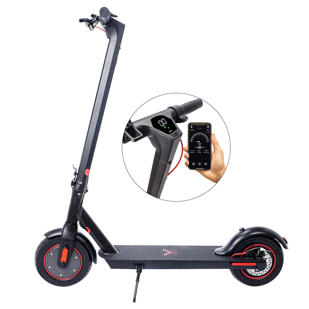 CMSBIKE V10 Electric Scooter 10&#39;&#39; Air Tires 500W Motor 36V 15Ah Battery Max Speed 30km/h Max Load 120kg - Black