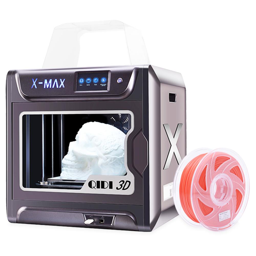 Imprimante 3D QIDI TECH X-MAX avec extrudeuse haute température 240 degrés Celsius, écran tactile 5 pouces, fonction WiFi, 300x250x300