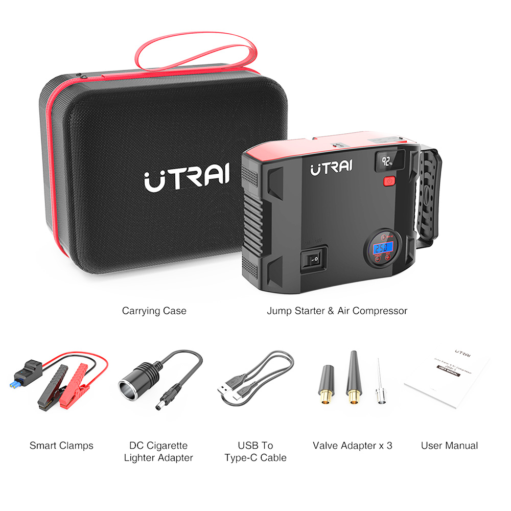 UTRAI Jstar 5 24000mAh 2000A Jump Starter with Air Compressor