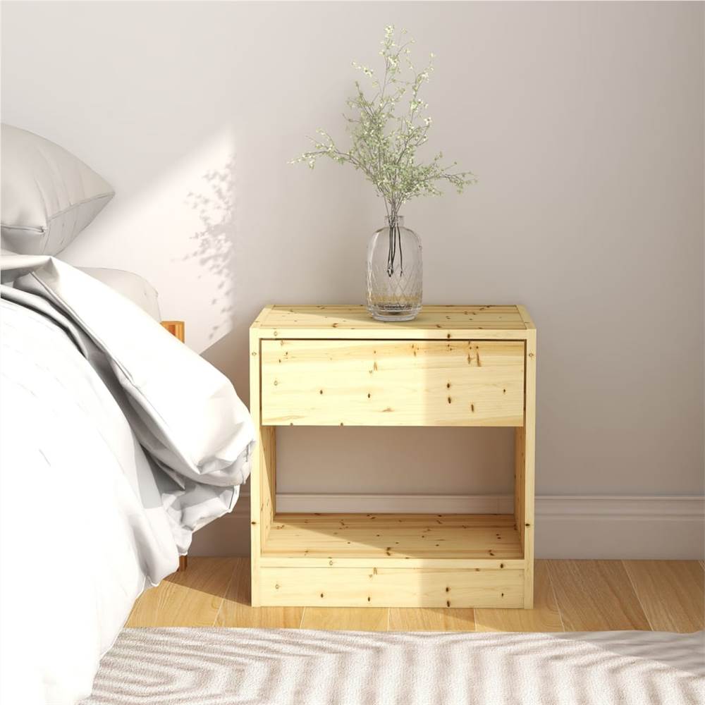 

Bedside Cabinet 40x31x40 cm Solid Firwood