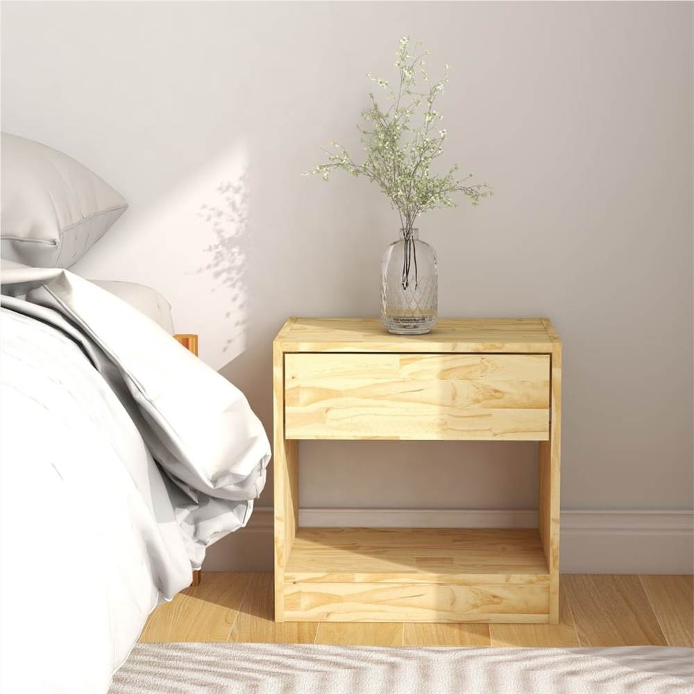 

Bedside Cabinet 40x31x40 cm Solid Pinewood