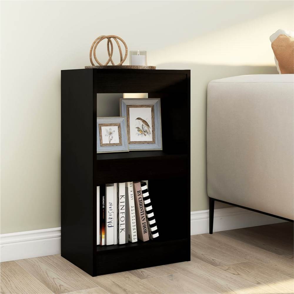 

Book Cabinet/Room Divider Black 40x30x72 cm