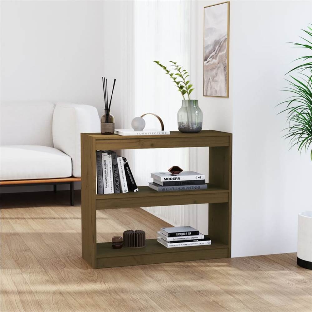 

Book Cabinet/Room Divider Honey Brown 80x30x71.5 cm Wood Pine
