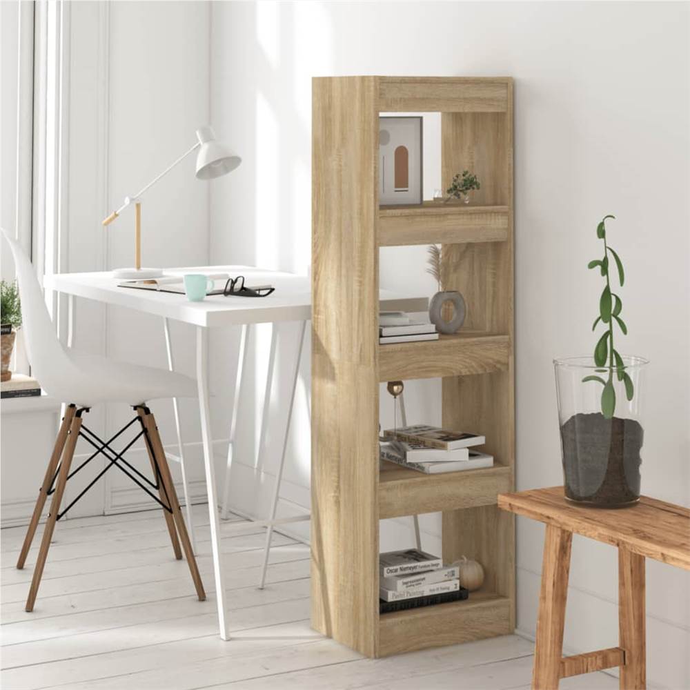 

Book Cabinet/Room Divider Sonoma Oak 40x30x135 cm