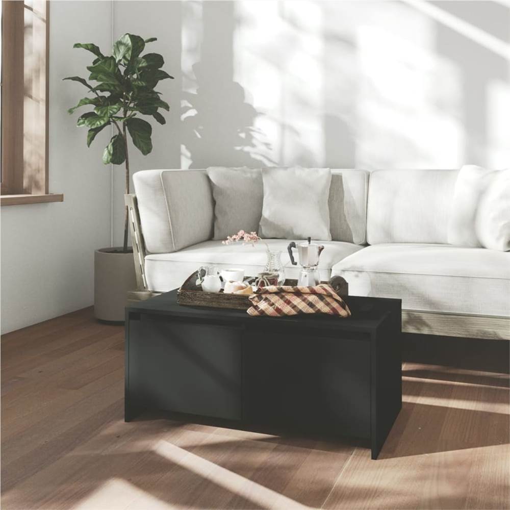

Coffee Table Black 90x50x41.5 cm Chipboard