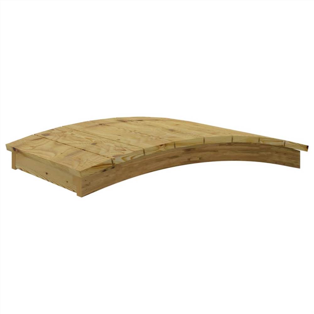 Garden Bridge 110x74 cm Impregnated Solid wood Pine