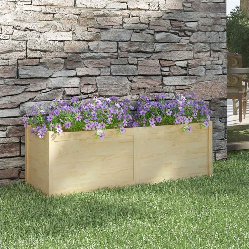 

Garden Planter 150x50x50 cm Solid Pinewood