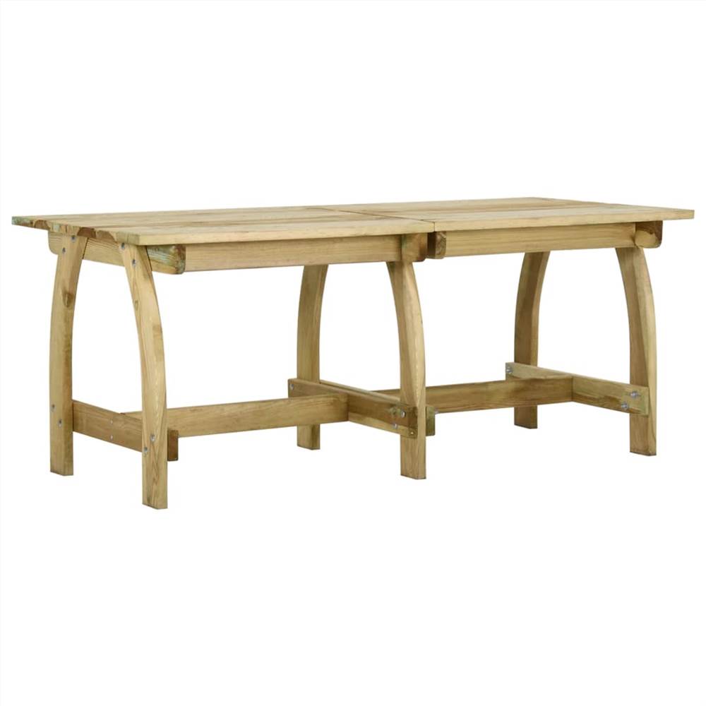 

Garden Table 220x74x75 cm Impregnated Pinewood