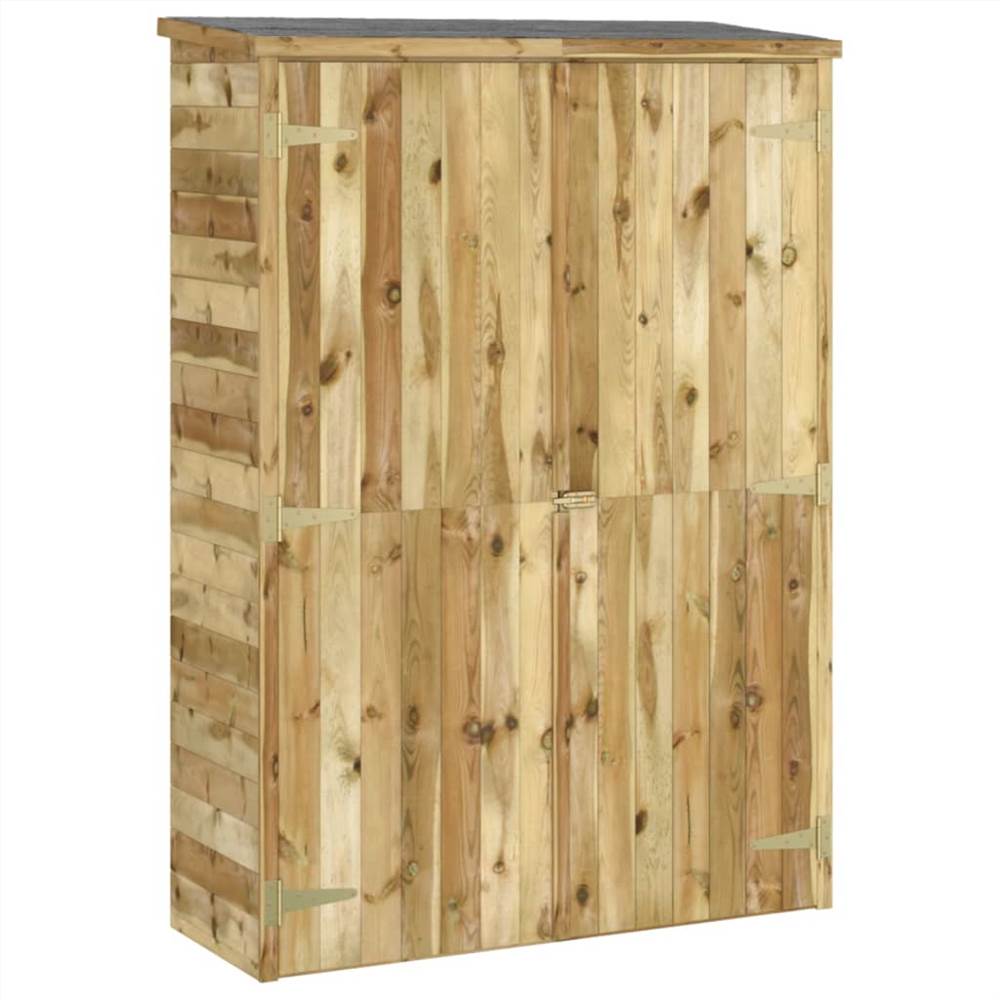 Garden Tool Shed 123x50x171 cm Impregnated Solid Wood Pine