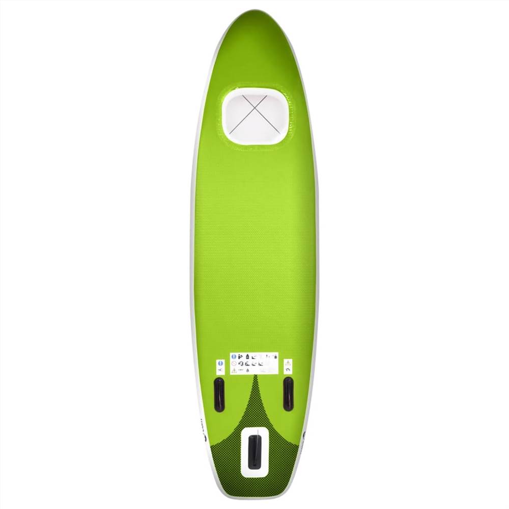 Inflatable Stand Up Paddle Board Set Green 360x81x10 cm 16 Inflatable Stand Up Paddle Board Set Green 360x81x10 cm