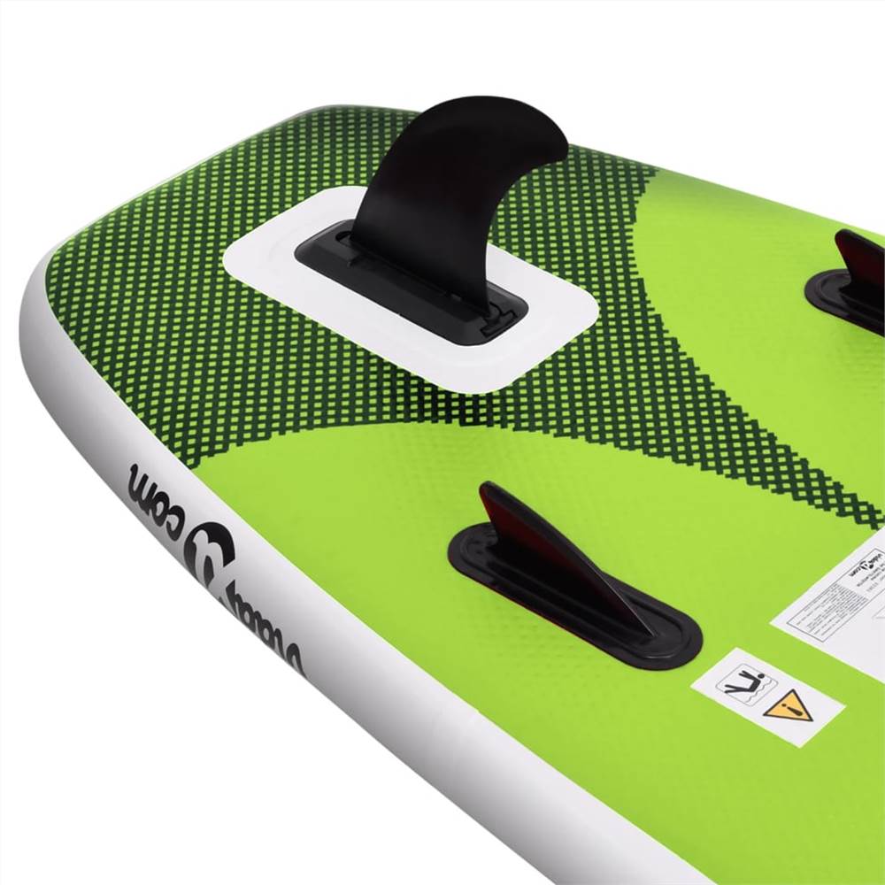 Inflatable Stand Up Paddle Board Set Green 360x81x10 cm 18 Inflatable Stand Up Paddle Board Set Green 360x81x10 cm