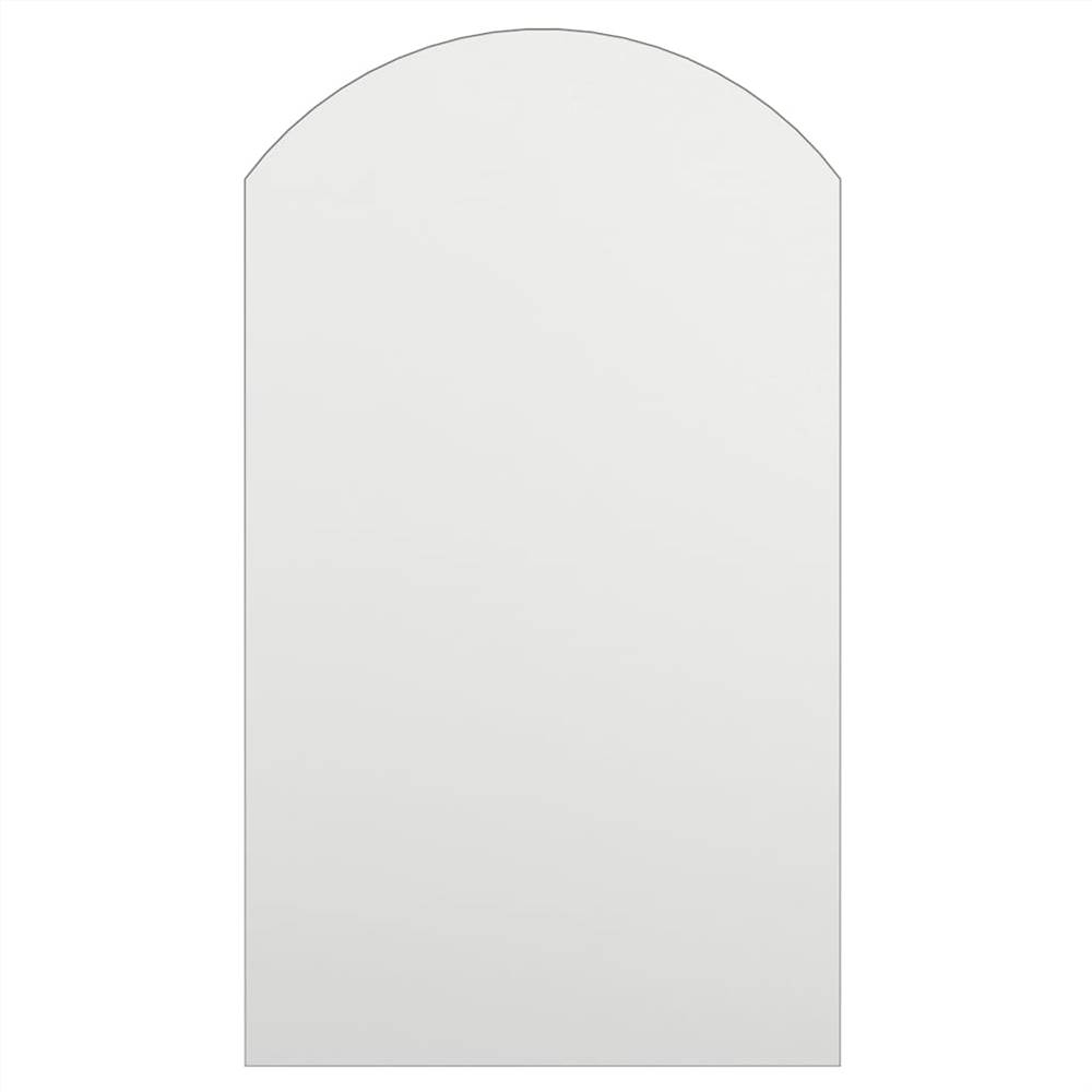 Mirror with LED Lights 70x40 cm Glass Arch