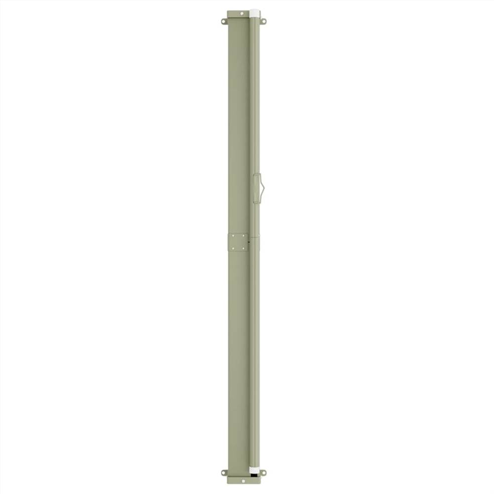 Patio Retractable Side Awning 117x500 cm Cream