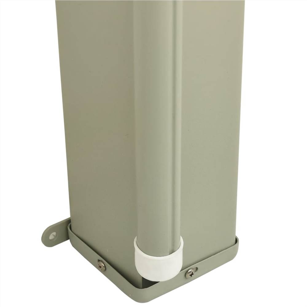 Patio Retractable Side Awning 140x300 cm Brown