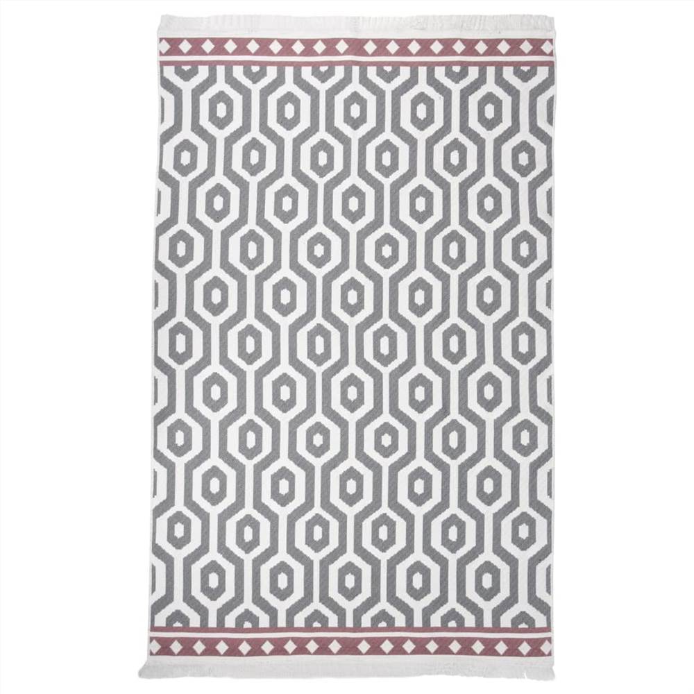 

Rug Grey 160x230 cm Cotton