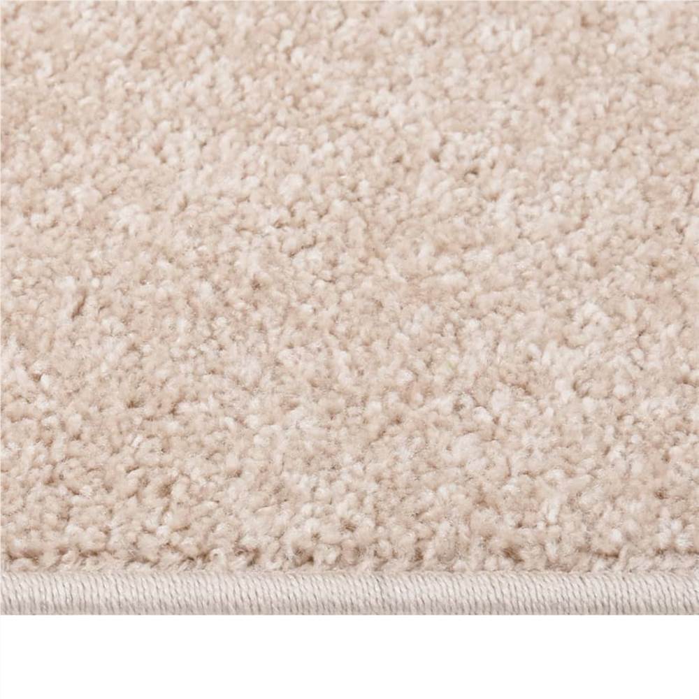 Rug Short Pile 200x290 cm Dark Beige