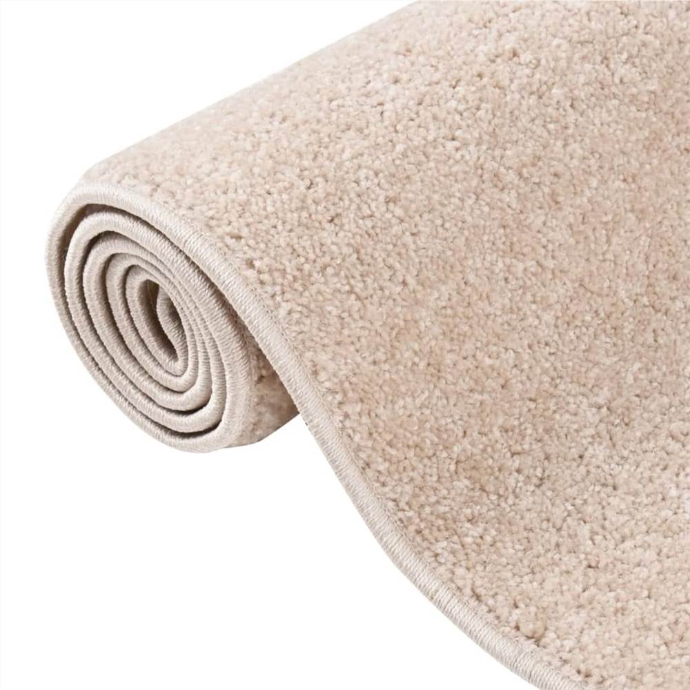 Rug Short Pile 200x290 cm Dark Beige
