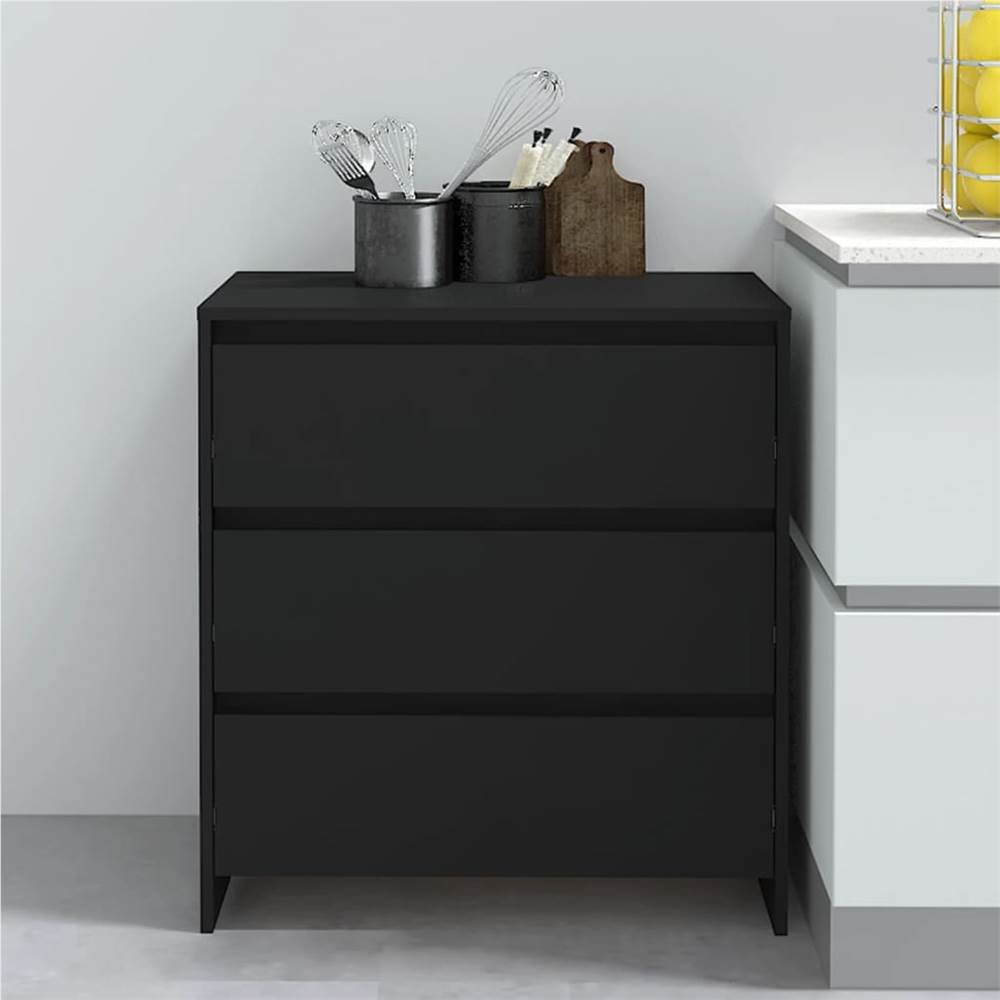 

Sideboard Black 70x41x75 cm Chipboard