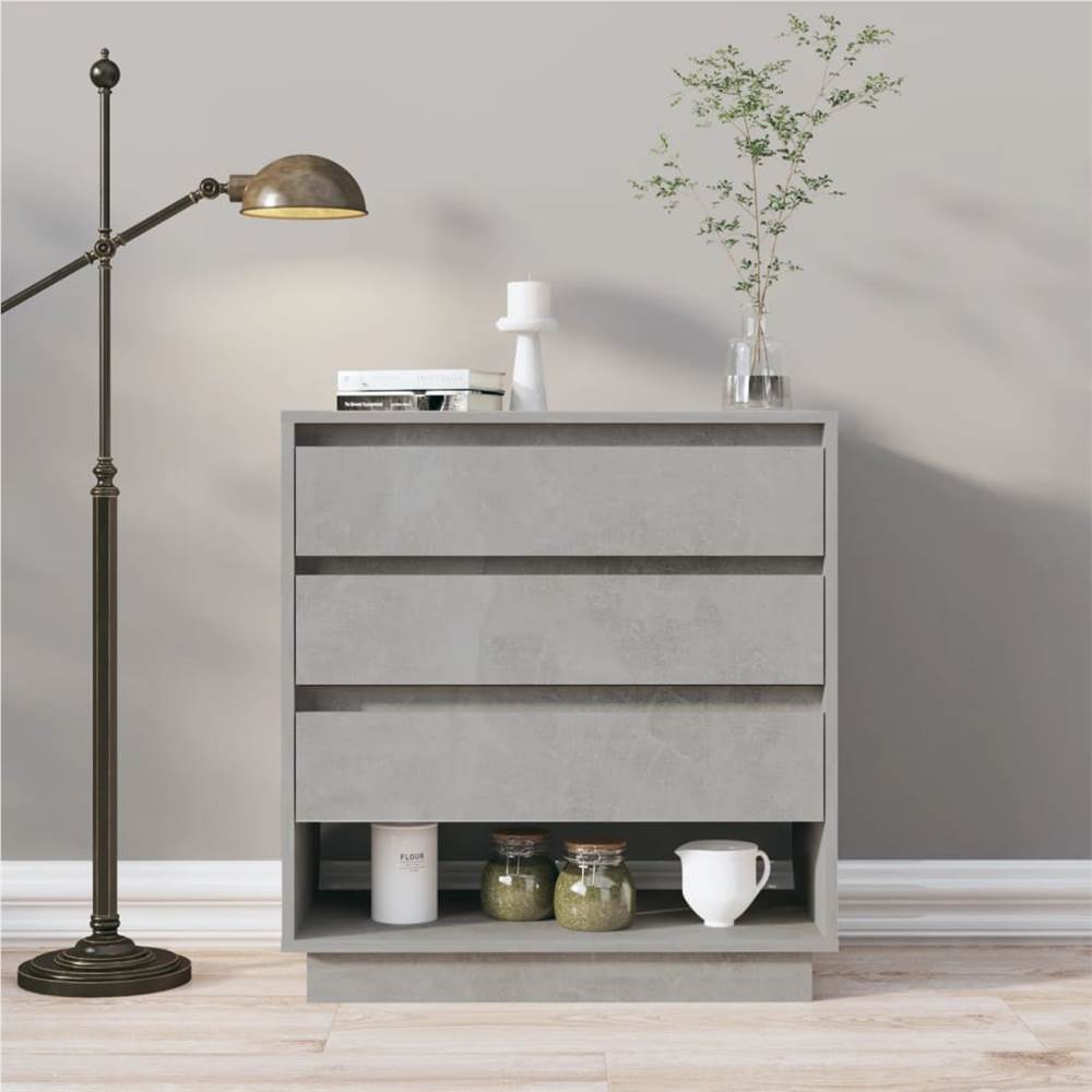 

Sideboard Concrete Grey 70x41x75 cm Chipboard