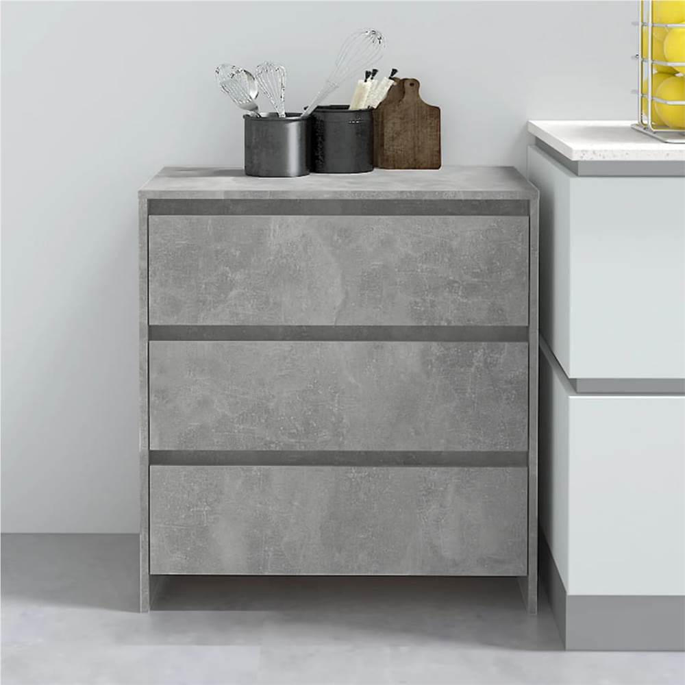 

Sideboard Concrete Grey 70x41x75 cm Chipboard