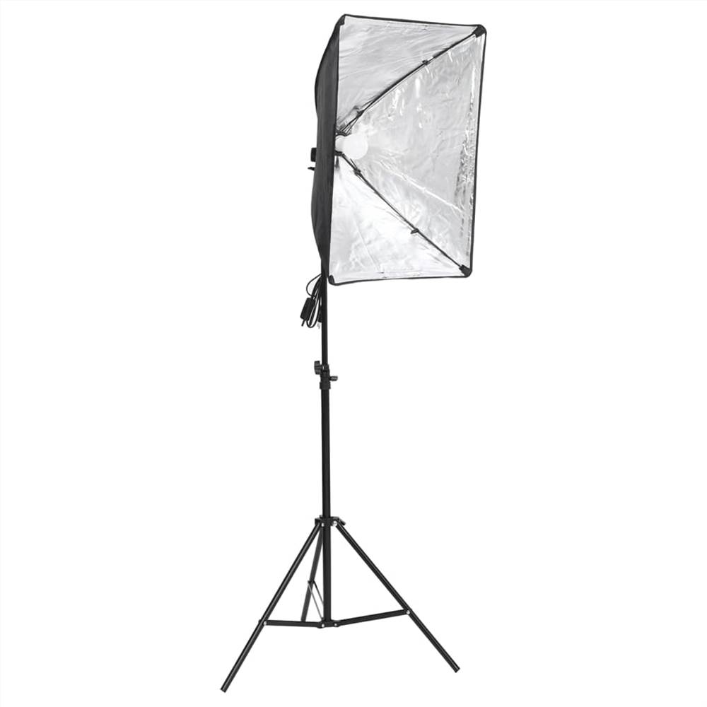 Studio Lighting Kit with Backdrops & Softboxes