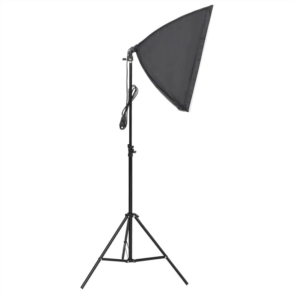 Studio Lighting Kit with Backdrops & Softboxes