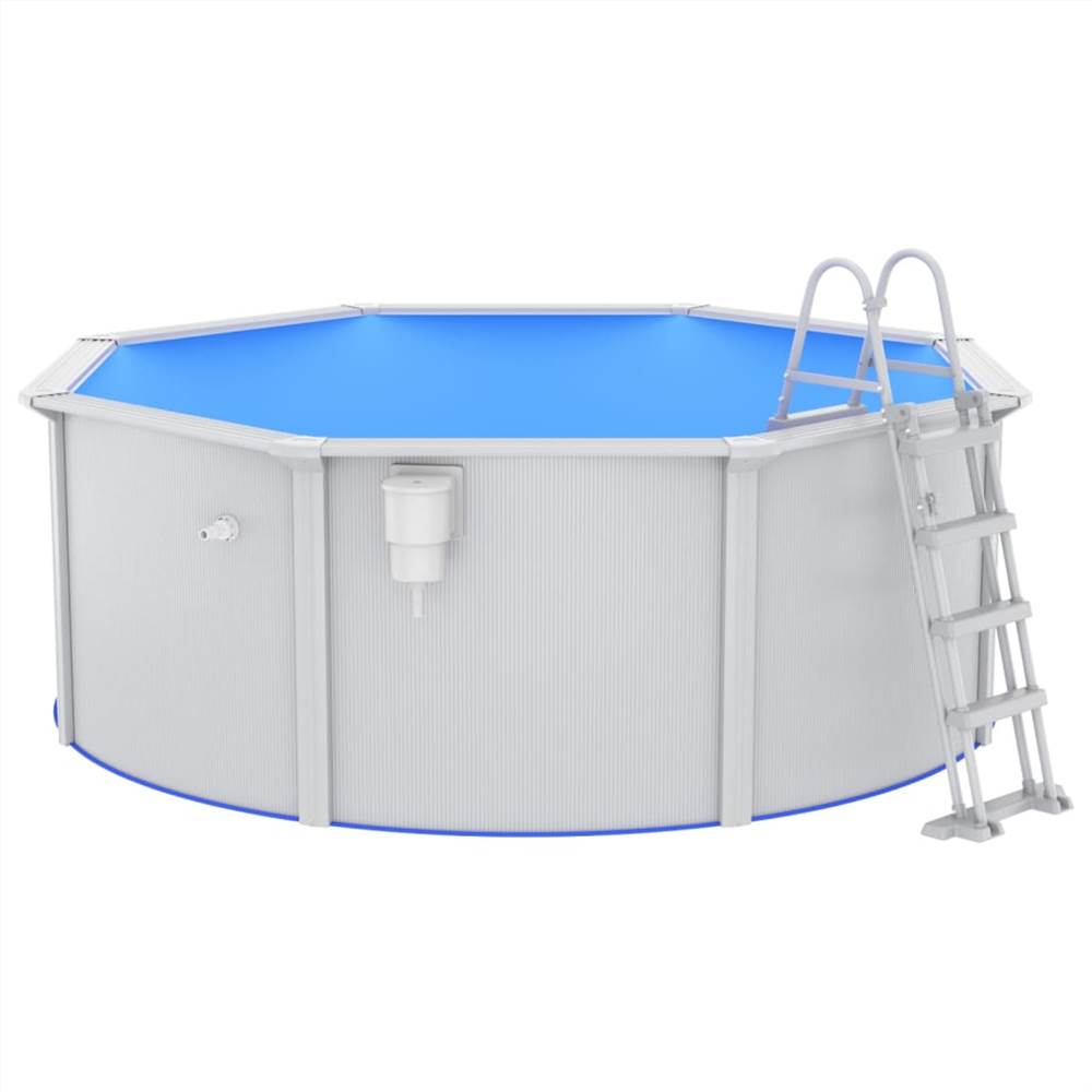 Swimming Pool with Safety Ladder 360x120 cm