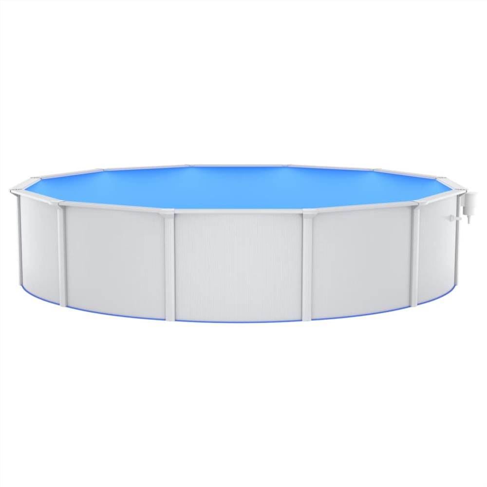 Swimming Pool with Safety Ladder 550x120 cm