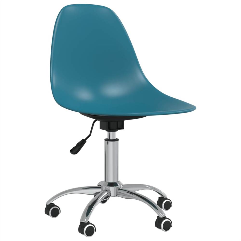 Swivel Office Chair Turquoise PP