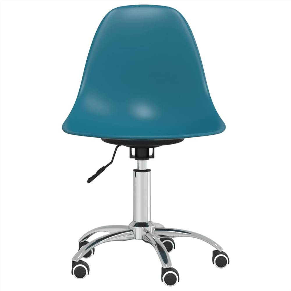 Swivel Office Chair Turquoise PP
