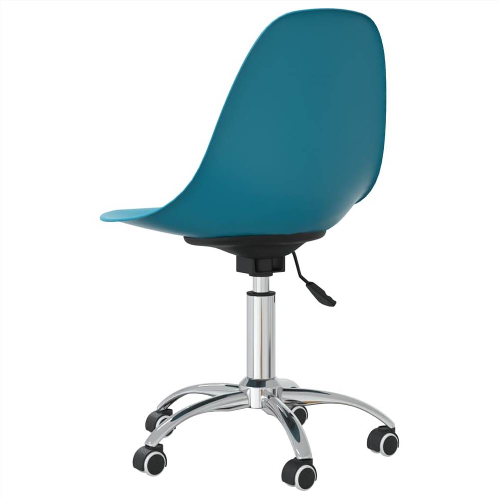 Swivel Office Chair Turquoise PP