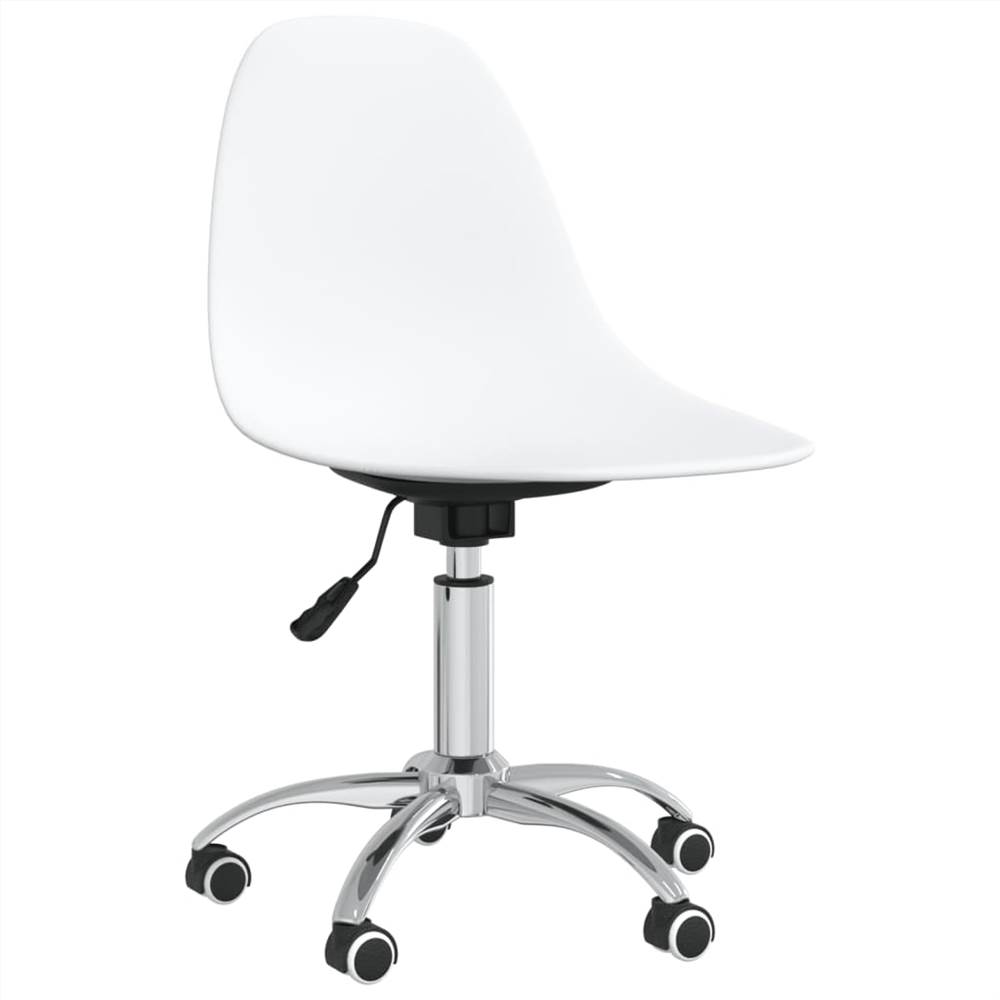 Swivel Office Chair White PP