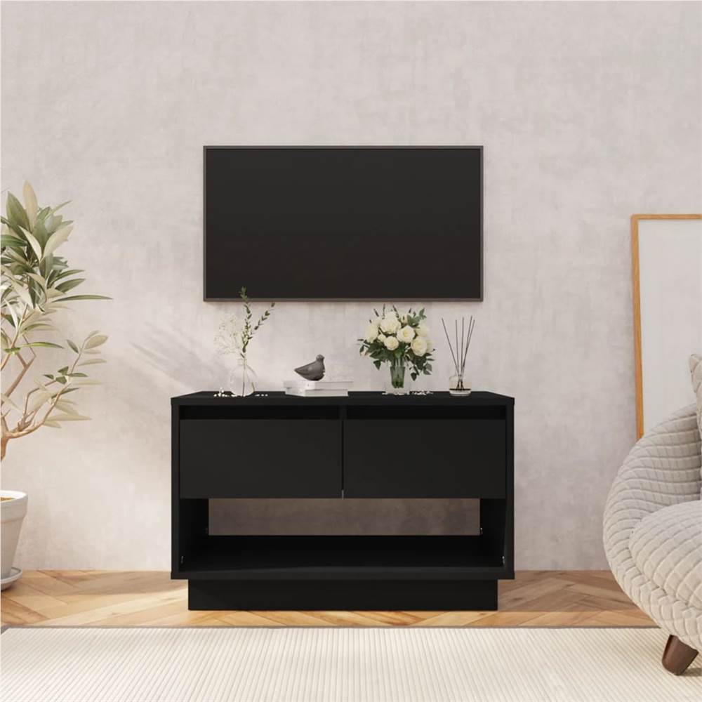 

TV Cabinet Black 70x41x44 cm Chipboard