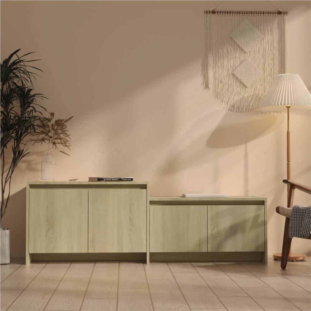

TV Cabinet Sonoma Oak 146.5x35x50 cm Chipboard