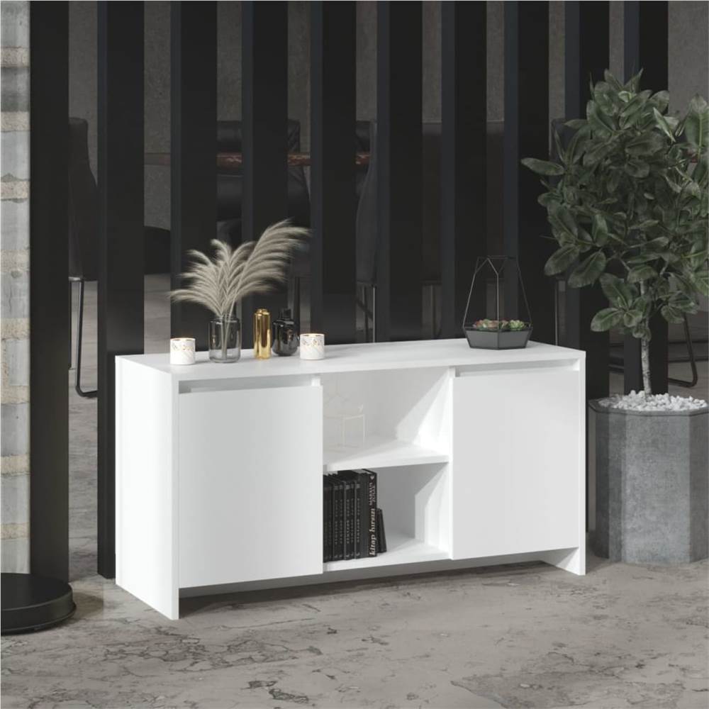 

TV Cabinet White 102x37.5x52.5 cm Chipboard