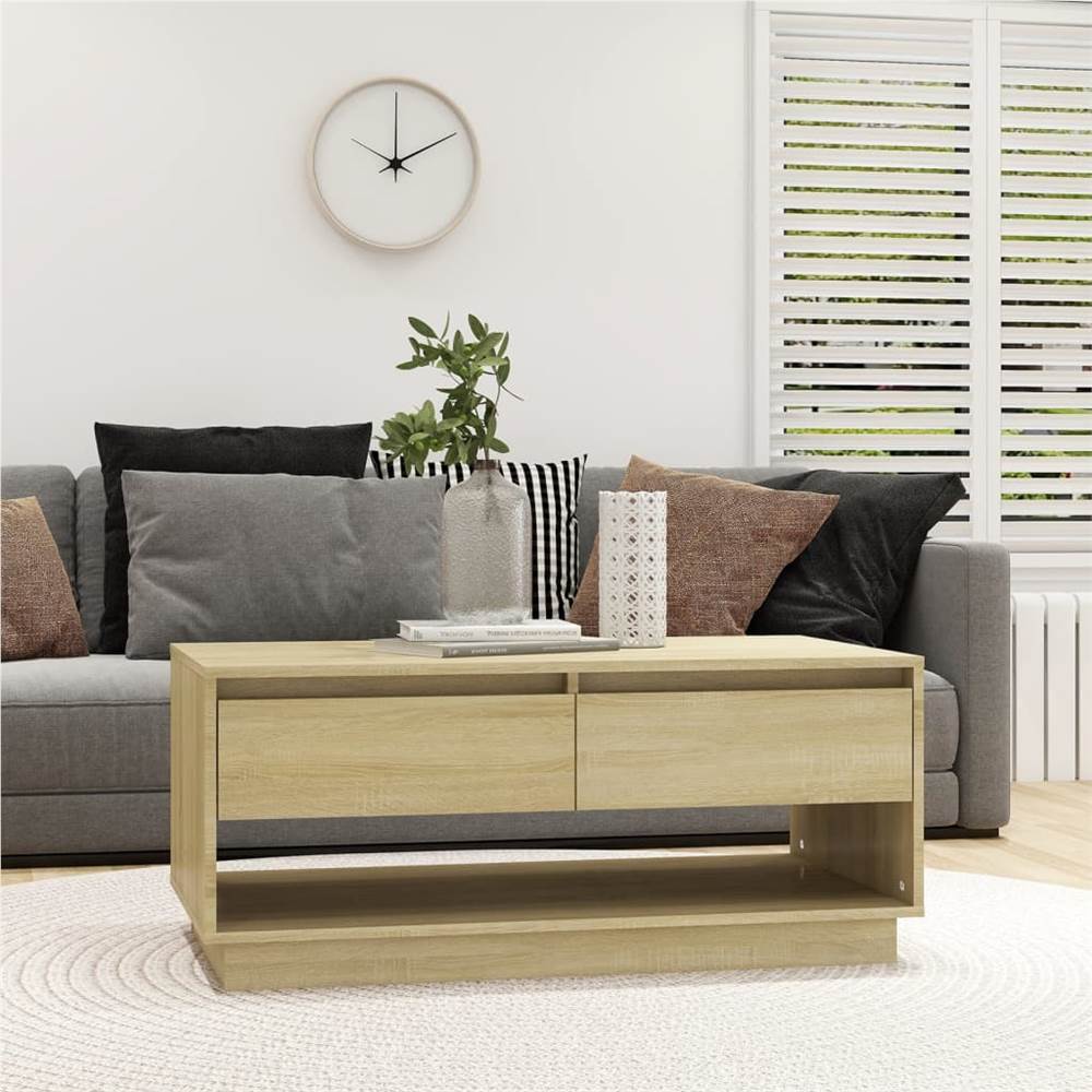 

Coffee Table Sonoma Oak 102.5x55x44 cm Chipboard