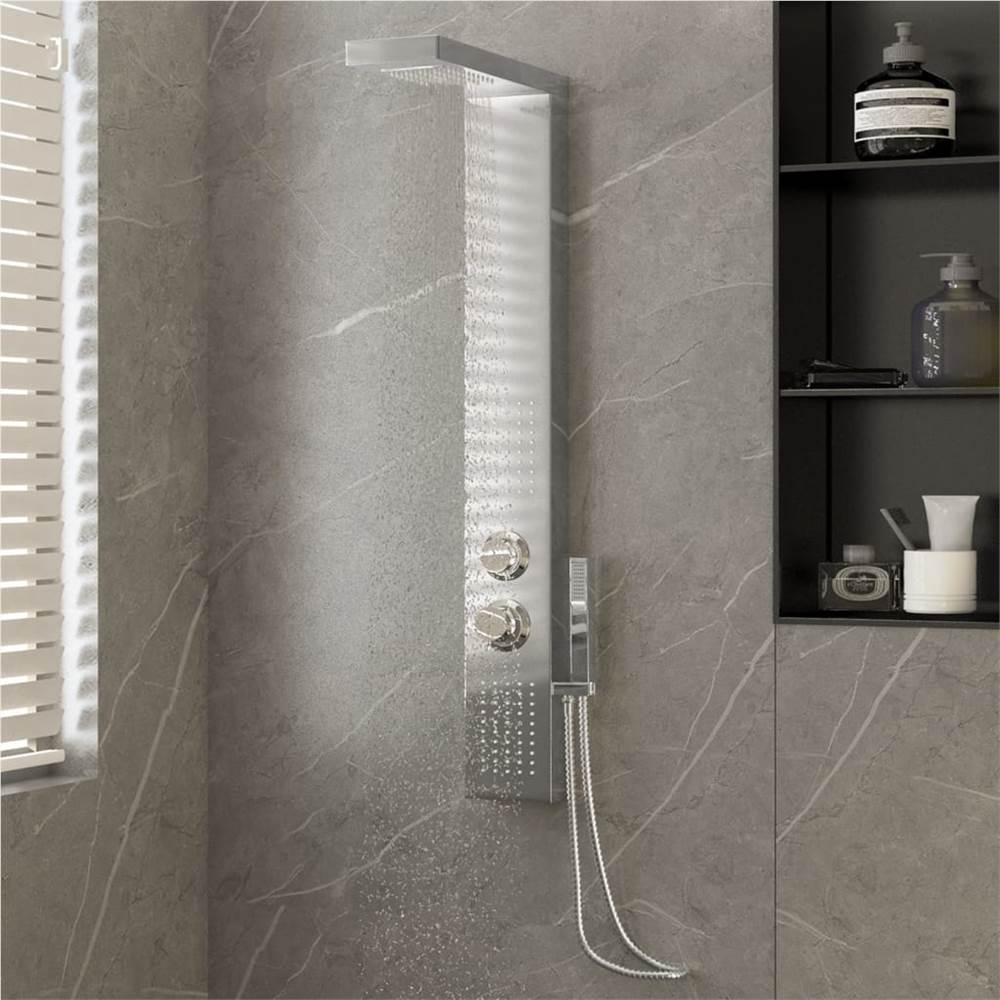 Shower Panel System Stainless Steel Square