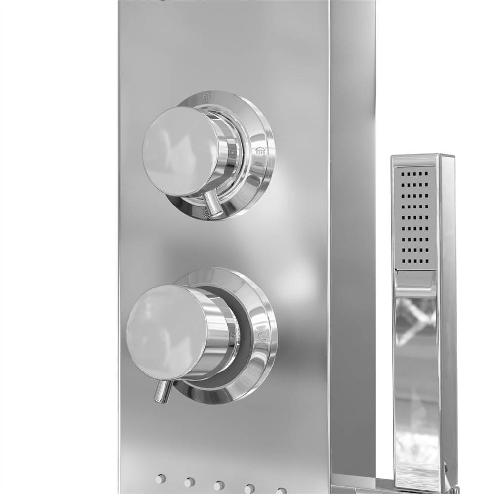 Shower Panel System Stainless Steel Square