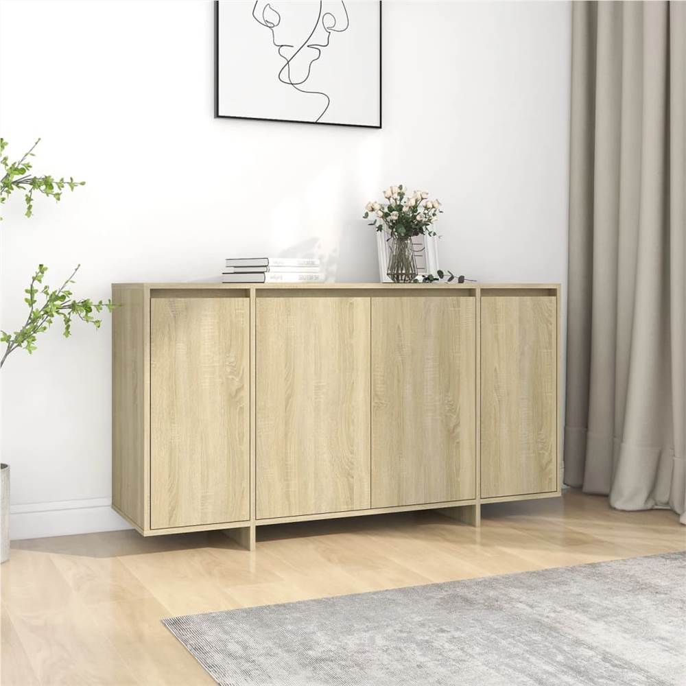 

Sideboard Sonoma Oak 135x41x75 cm Chipboard