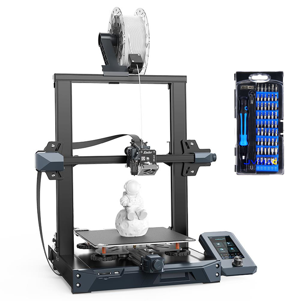 Creality Ender-3 S1 3D Printer, Sprite Dual-gear Direct Extruder, Dual-axis Sync, Bend Spring Sheet to Release Print, 220*220*270mm