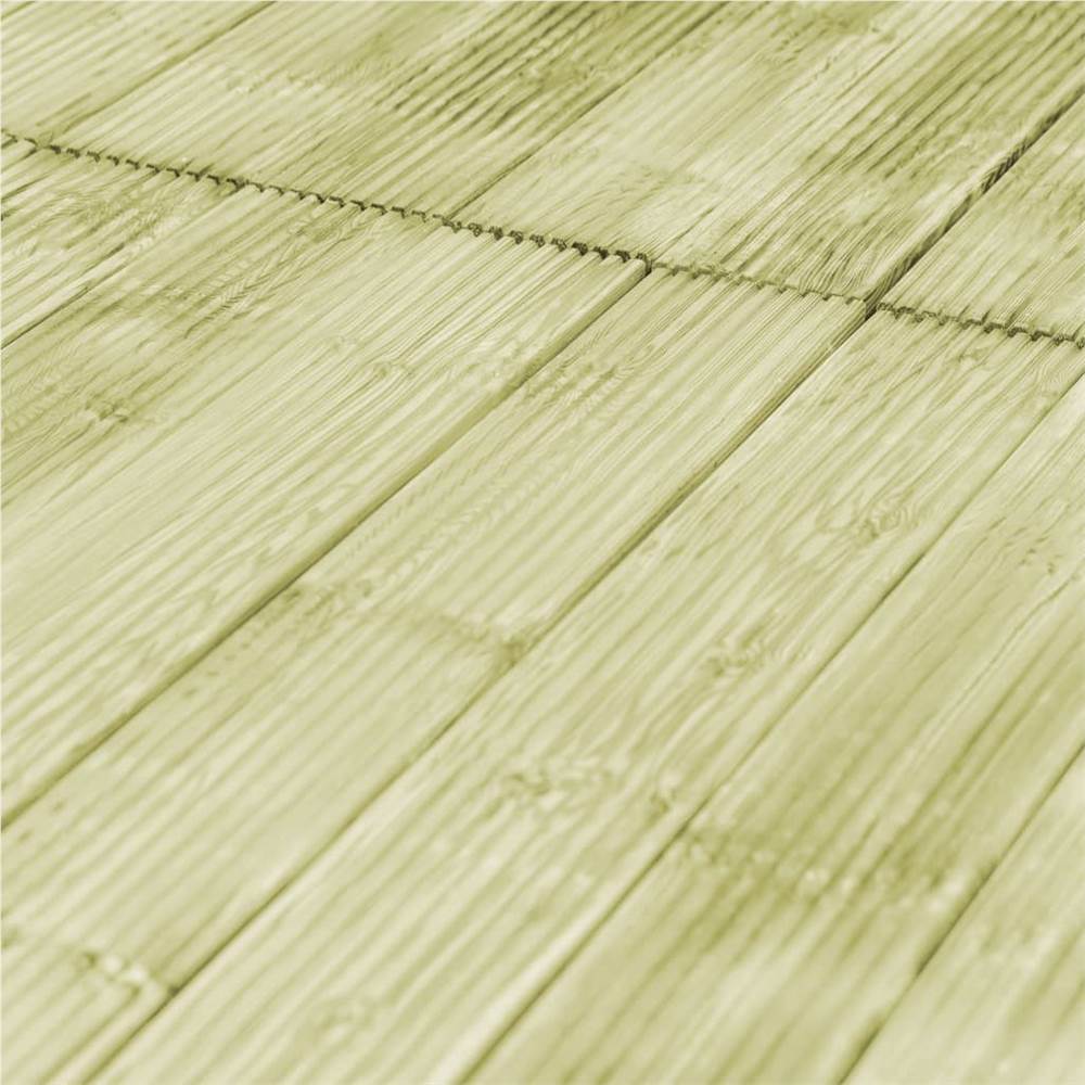 Decking Boards 32 pcs 4.64 m² 1m Impregnated Solid Wood Pine