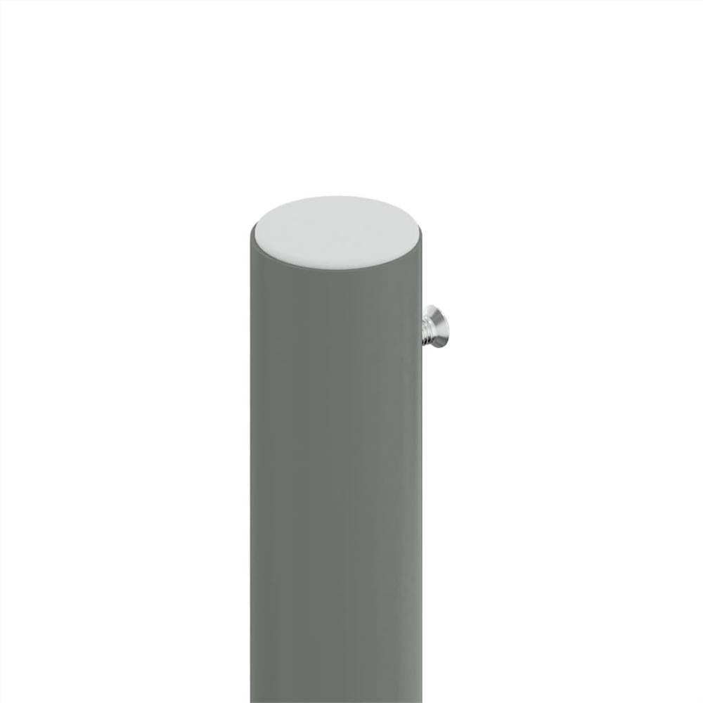 Retractable Side Awning Red 160x600 cm