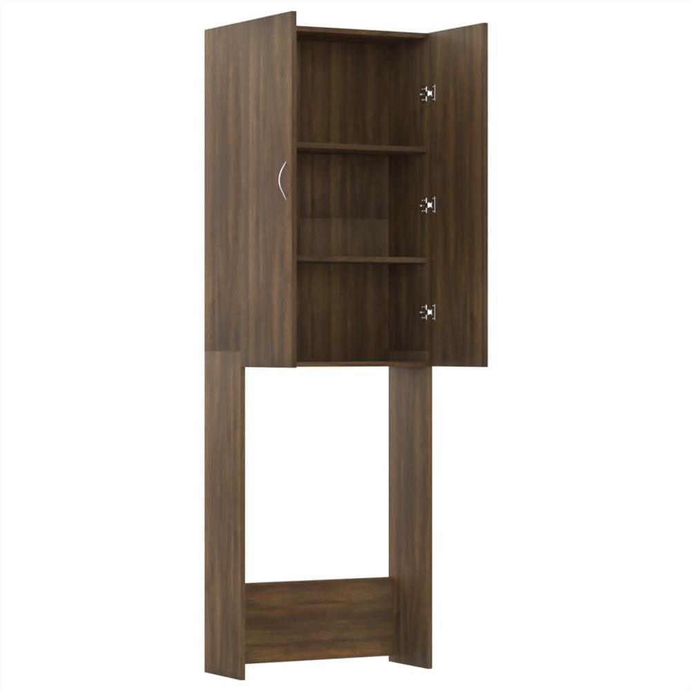 Best Pirce π Washing Machine Cabinet Brown Oak 64x25.5x190 cm βοΈ 19 Washing Machine Cabinet Brown Oak 64x25.5x190 cm