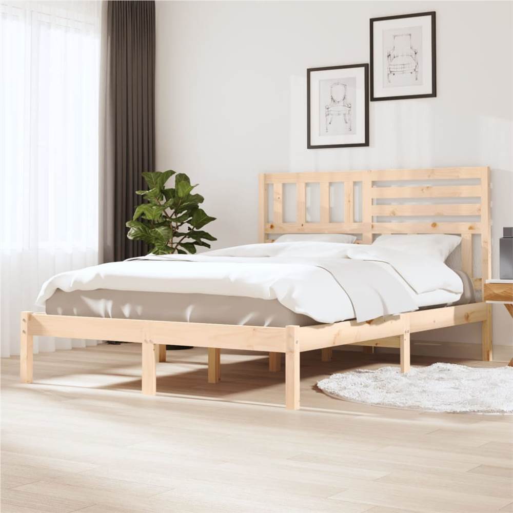 

Bed Frame Solid Wood Pine 120x200 cm Small Double